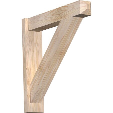 Ekena Millwork Traditional Smooth Craftsman Outlooker, Douglas Fir, 5 1/2"W x 26"D x 26"H OUT06X26X26TRA04SDF